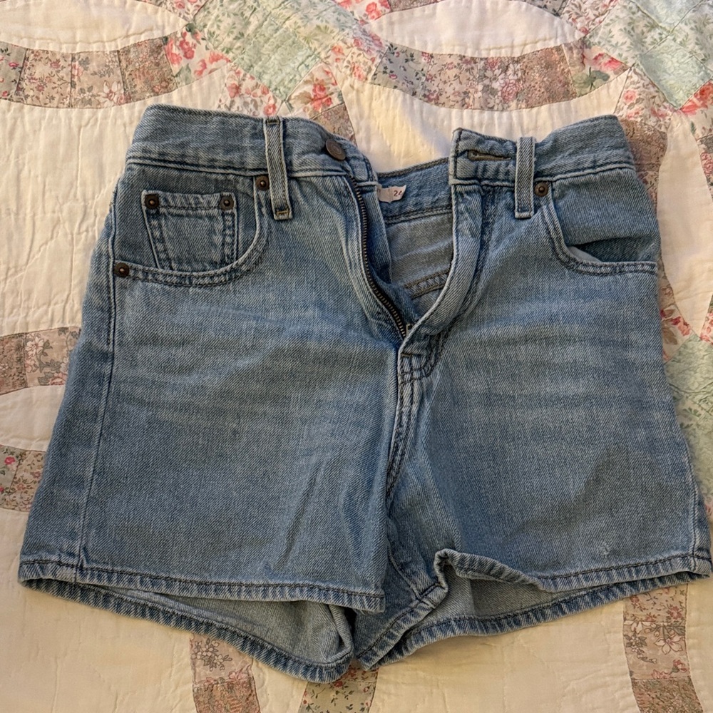 Levi's Light Blue Jean Shorts